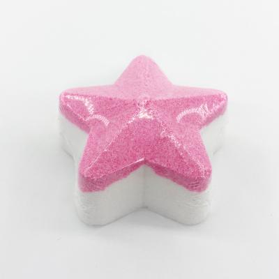 China Hot Selling Moisture OEM Amazon Factory Price All Natural Rich Bubble Organic Fizzy Star Mini Bath Bomb for sale