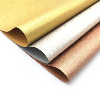 China Hot Selling Colorful Paper Customization Anticurl Leatherette Gift Wrapping Paper for sale