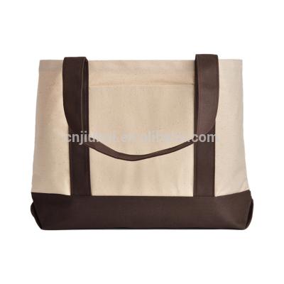 China Durable Handled And Wearable Tote Bag 100% Cotton Canvas Fabric for sale