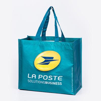 China Hot Selling Recyclable RPET 100% Recycled Grocery Bag for sale