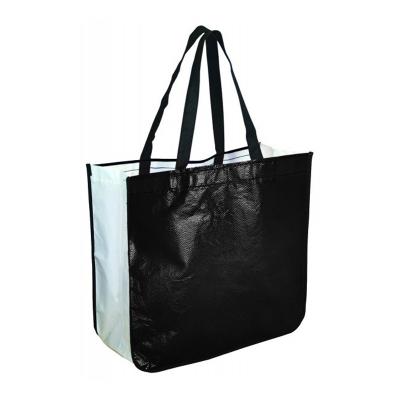 China Custom Printing Handled Laminated Non Woven Shopping Bag For Wholesale for sale