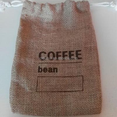 China Coffee Bean Jute Bag Customized Logo Coffee Packaging Bean Jute Bag for sale