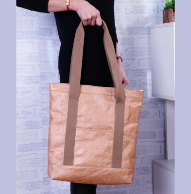 China BSCI certified factory handled customized special paper tyvek handbag for shopping for sale