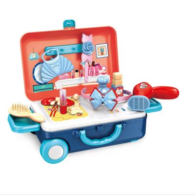 China Doctor 2021 Hot Sale Mini Kids Pretend Play Toys Kitchen Environmental Material Make Up Toy Educational Tool Toy Set for sale