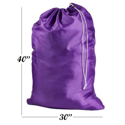 China Modern Eco-friendly Promotional Polyester Custom Logo Laundry Wash Drawstring Bag for sale