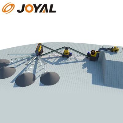 China JOYAL Mining and Quarry Sell Aggregate Gray Granite Aggregate Crushing Equipment for sale