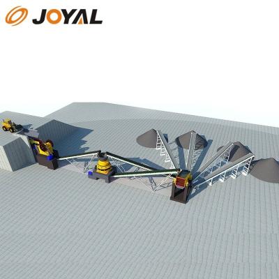 China JOYAL Mining & Quarry Fixed Crushing Line Mining Machinery Crushing & Screening, Grinding, Feeding Machine for sale