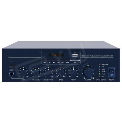 China Conference Wholesale 60W Public Address Power Amplifier High Quality Audio Mixer for sale