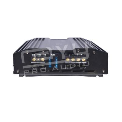 China 15A X 2 High Power Car Stereo Amplifier W/Crossover, 2 Channel Bass Boost Control for sale