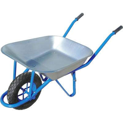 China Colorful Industrial Low Price Durable Steel+plastic Garden Wheelbarrow For Shipping Items for sale