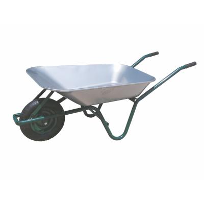 China Industrial High Quality Colorful Durable Heavy Duty Steel+plastic Heavy Duty Wheelbarrow For Shipping Items for sale