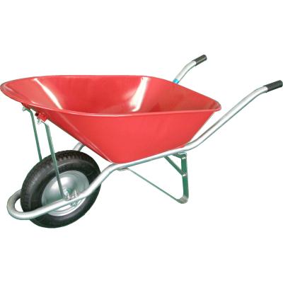 China Factory Direct Sales Steel+plastic Industrial Colorful Durable Small Wheelbarrow For Shipping Items for sale