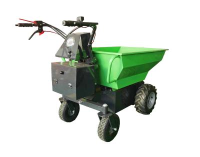 China Hotels Hand Trick Safe Small 500kgs Loading Electric Motor Wheelbarrow Wheelbarrow Motor Elect Mini Dumper For Heavy Hauling for sale