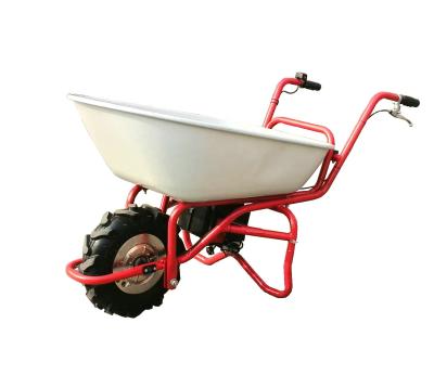 China Hotels Power 120kgs Loading Wheelbarrow Electric High Quality Mini Dumper Wheelbarrow For Heavy Hauling for sale