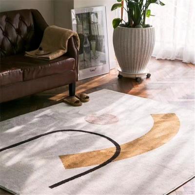 China 100%polyester microfiber washable soft texture printed modern China import nordic rug for household for sale