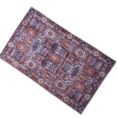 China Polyester Foldable Modern Heat Transfer Printed Blankets For Living Room Persian Carpet for sale