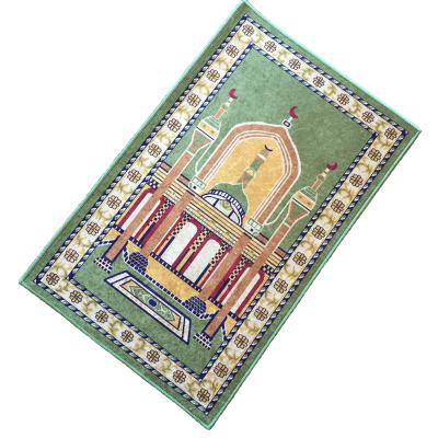 China 100%Polyester Flannel Anti-Slip Prayer Blanket Muslim Prayer Rug for sale