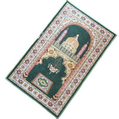 China High quality printed indoor memory anti-silp floor blankets anti-silp foaming muslim prayer blanket rug for sale