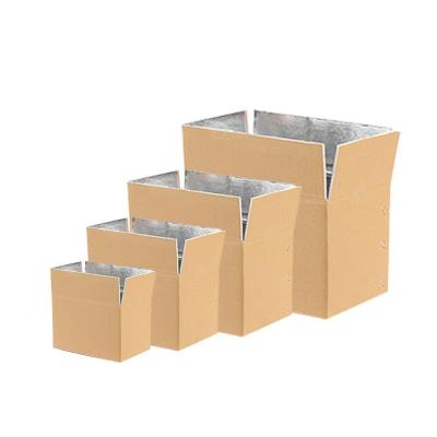 China Recycled Materials Bulk Factory Price Heat Insulation Box For Frozen Food Vegetable For Delivery Transportation for sale