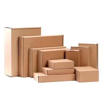 China Recycled materials wholesale bulk cheap 3ply e-flute bottle small shipping carton for books clothes gifts corrugated jewelry box for sale