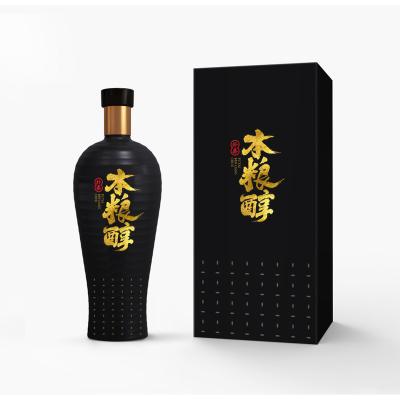 China Chinese Famous Brand Liquor Glass Bottle Chinese Liquor 500ml 53% Liquor 500ml for sale