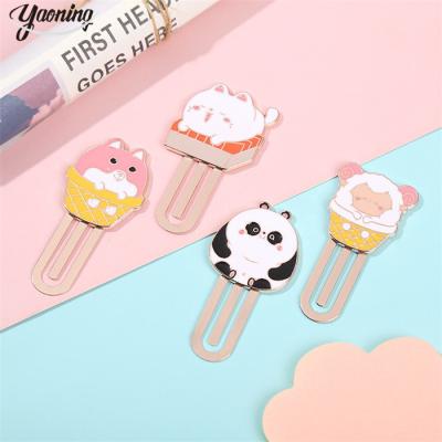 China Europe Advertising promotion School office supplies modern new gifts stationery wholesale Various animal shaped paper clip bookmark for sale