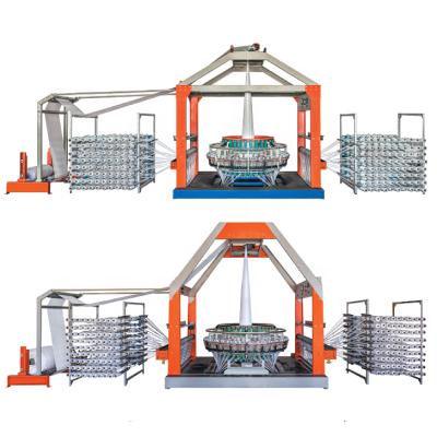 China PP / PE Woven Bag Factory Four Shuttle Woven Bag Making Machine For New Or Recycled Material for sale