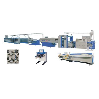 China High Speed ​​Flat Granules Yarn Extrusion Line For PP Woven Bag zu verkaufen