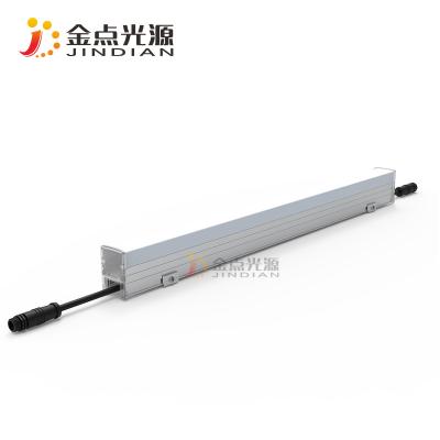 China LANDSCAPE 9W 12W 15W RGB dmx512 IP67 recessed LED linear light for sale