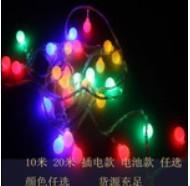 China Luz recta, el 10M/20M, 100/200LED tipo rechargable, tipo de la batería, multicolor, enchufe 220V de la UE en venta