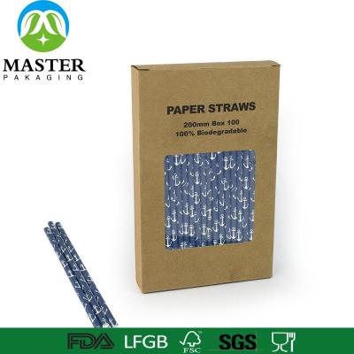 China China factory disposable colorful drinking paper straws for sale