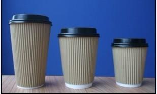 China China factory Disposable hot sale Ripple paper cups for sale