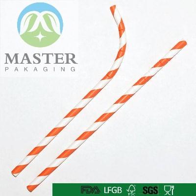 China China Manufacturers eco-friendly  flexible bendy drinking paper straws for sale