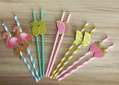 China 100% Biodegradable Eco-friendly FDA  approved Party paper drinkingstraws for sale