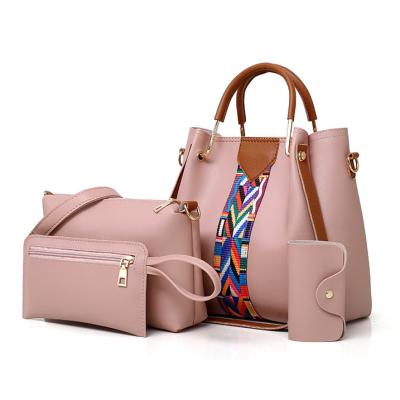 China High Quality Fashion Price OMASKA Hot Selling Cheap Lady Handbag For Women High Quality Bag Sets PU Handbags 4 Pcs In 1 Set for sale