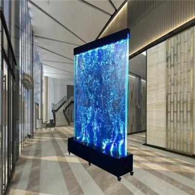 China Color Changing LED Lights Freestanding Acrylic Led Screen Customized Bubble Dancing Wall For Room Dividing Screens for sale