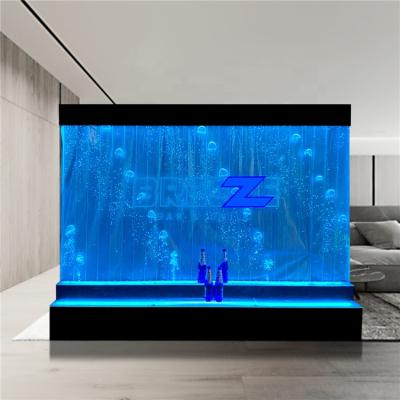 China American Style Restaurant Bar Living Room Decoration Design Wall Fountain Acrylic Led Bubble Wall for sale