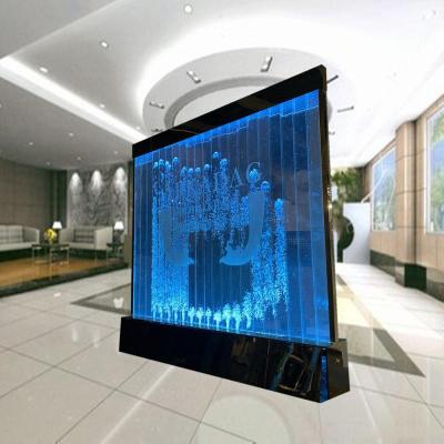 China Europe Customized Specifications Indoor Water Led Water Bubble Wall Panel With Company Logos for sale