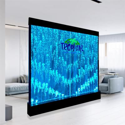 China Europe LED Acrylic Digital Bubble Panel Programmable Water Bubble Wall With Bullet Bubbles for sale