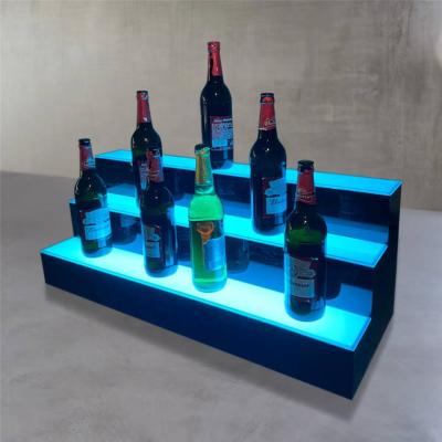 China home decor Color-changing acrylic display led light shelf can be custom made for sale