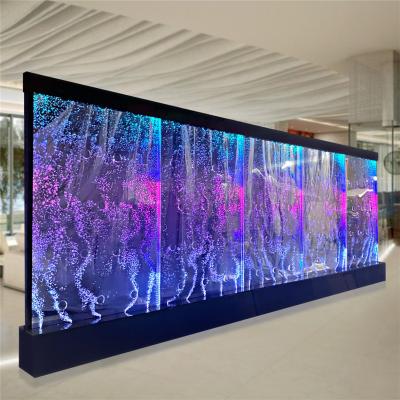 China Contemporary indoor family banquet hall water curtain wall background partition wall for sale