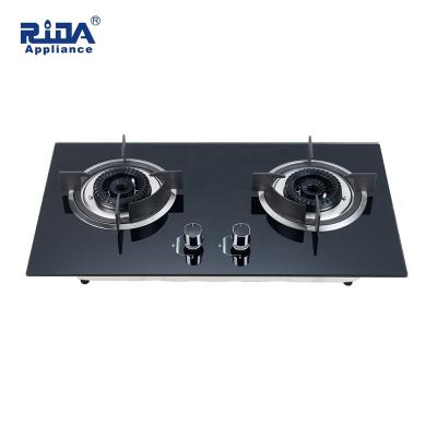 China Major burner cooktops gas burner stoves at hotel kitchen appliances 2 counters gas cooker gas stove for sale