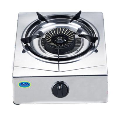 China Cheapest Hotel Single Burner Cast Iron Set New Model Stainless Steel Tabletop Gas Cooker Stove for sale