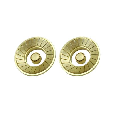 China Hotel Burner Cap Copper Burner Cap Gas Stove Parts Brass Gas Cooker Spare Parts for sale