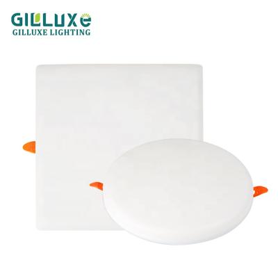 China Modern High Performance 9w 18w 24w 36w Supermarket Commercial Indoor Square Frameless Ceiling Slim LED Panel Light for sale