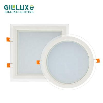 China China Wholesale Modern Aluminum 6watt 9watt 12watt 18watt 24watt Office Home Ceiling Recessed LED Panel Lamp for sale