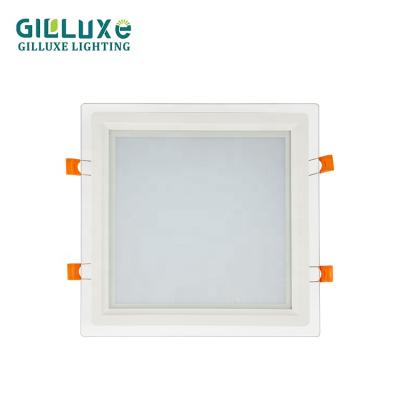 China Zhongshan Modern Supplier 6 9 12 18 24 Watt Commercial Ceiling Recessed Round Square LED Panel Lights for sale