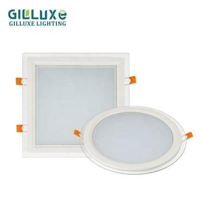 China Modern High Performance 6 9 12 18 24 W Indoor Ceiling Commercial Recessed LED Ceiling Light Panel for sale