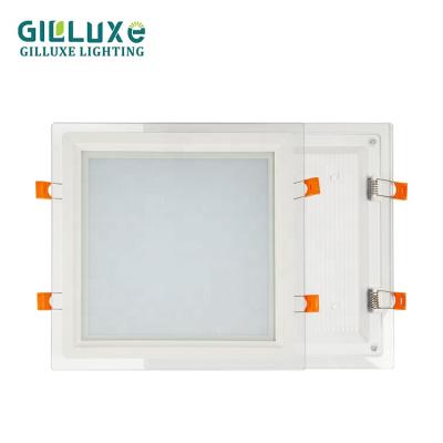 China Modern Indoor High Brightness 6w 9w 12w 18w 24w Commercial LED Panel Light Frameless Ultrathin Panel Light for sale