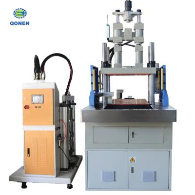 China Injection Machine 85 Ton Liquid Silicone Rubber Injection Vertical Molding Machine With Slide Table for sale